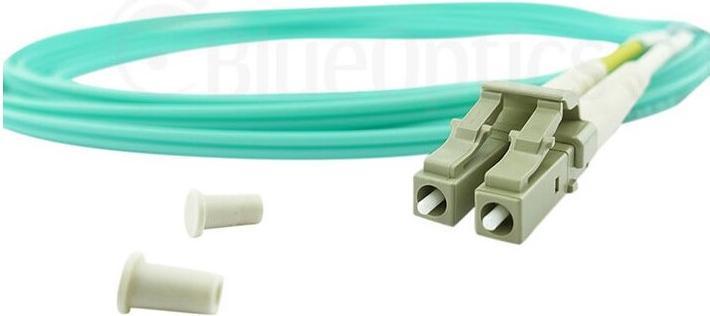 Actual product image BlueOptics Corning 050502T512000010M compatible LC-LC multimode OM3 patch cable 10 metres (10 m)