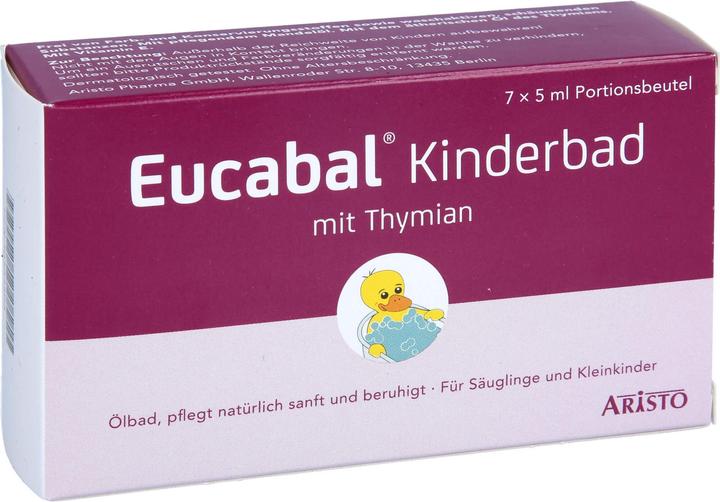 Produktbild Aristo Eucabal Kinderbad mit Thymian, 7X5 ml BAD (35 ml, Badeperlen)