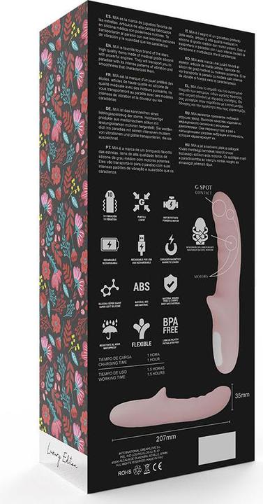 Actual product image Mia Pisa Vibrator Rotator Pink