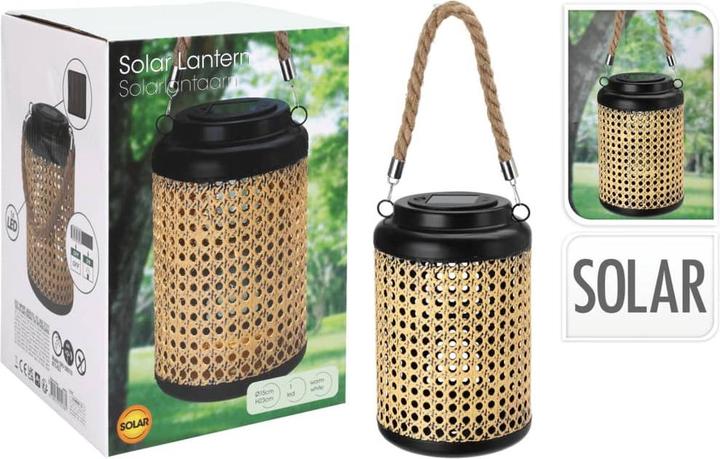 Productafbeelding Solar Laterne Metall / Poly 23xø15cm