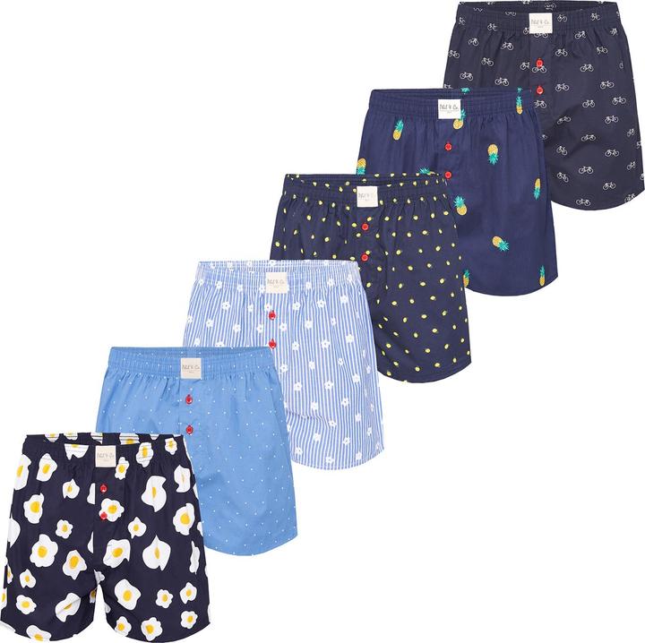 Immagine prodotto Phil & Co. Berlin Stampe di boxer (XL, confezione da 6)