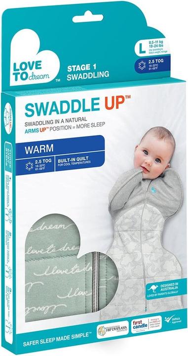 Image du produit Love to Dream Sac à dos Swaddle UP (68 cm, 2.5 TOG, Hiver)