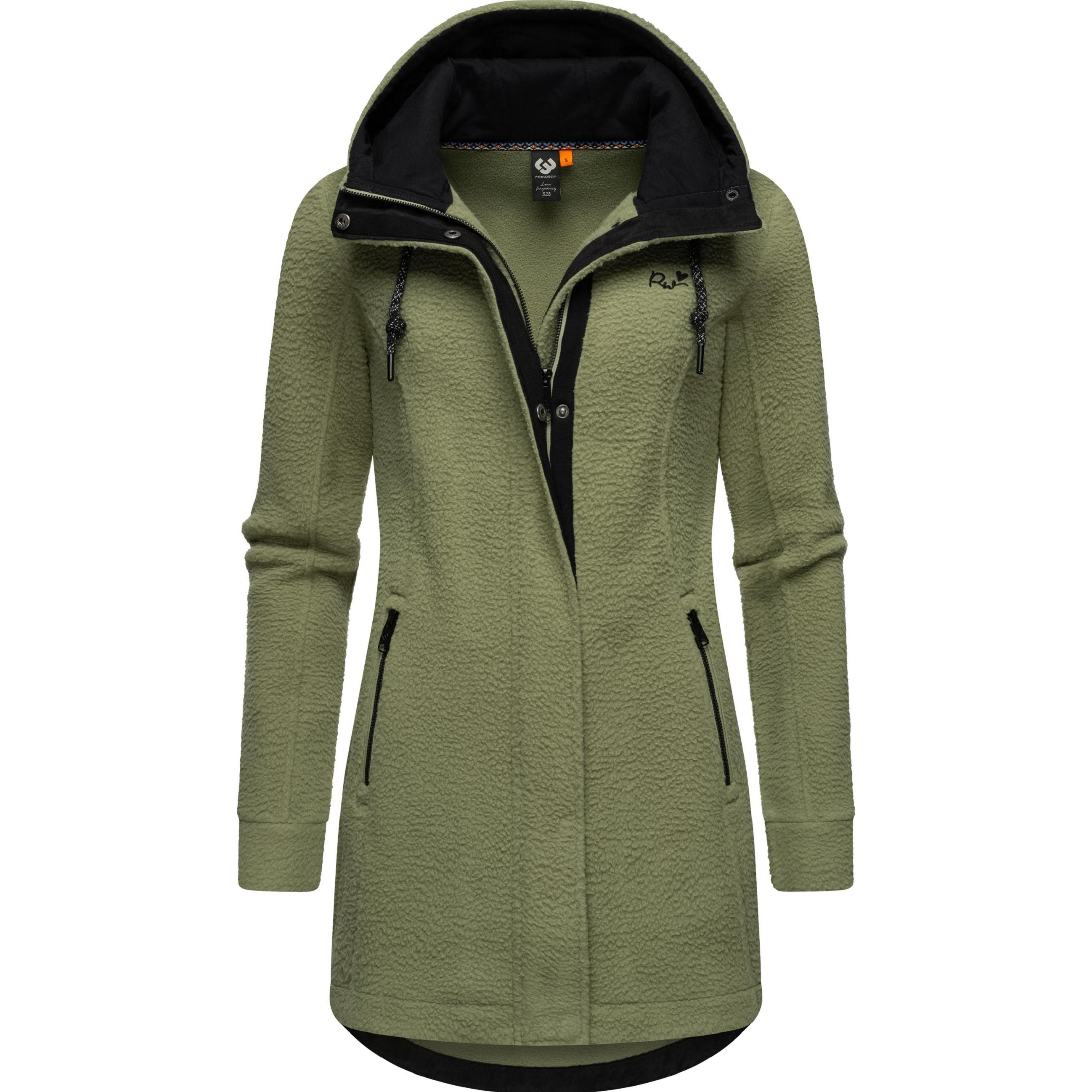 Ragwear, Damen, Jacke, Letti Teddy-Fleece (M), Grün, M