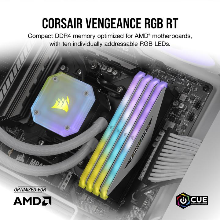 Actual product image Corsair Vengeance RGB RT (2 x 8GB, 3600 MHz, DDR4-RAM, DIMM)