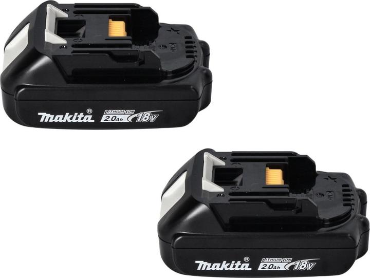 Productafbeelding Makita Power Source Kit 18 V met 2x BL 1820 B 2,0 Ah oplaadbare batterij ( 2x 197254-9 ) + DC 18 RD Dubbel (18 V)