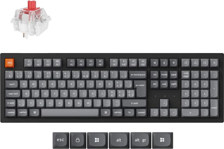 Image du produit Keychron K10 Max (CH, Filaire, Sans fil)