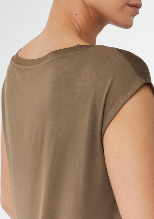 Produktbild Comma T-Shirt Shirt im Fabricmix mit überschnittenen Schultern (36)