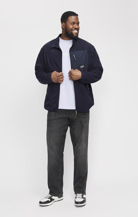 Produktbild Jack & Jones Plus Size Fleecejacke Fleecejacke (3XL)