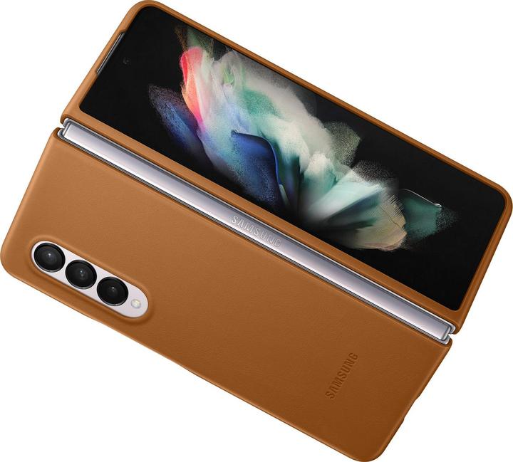 Actual product image Samsung Leather Cover (Samsung Galaxy Z Fold3)