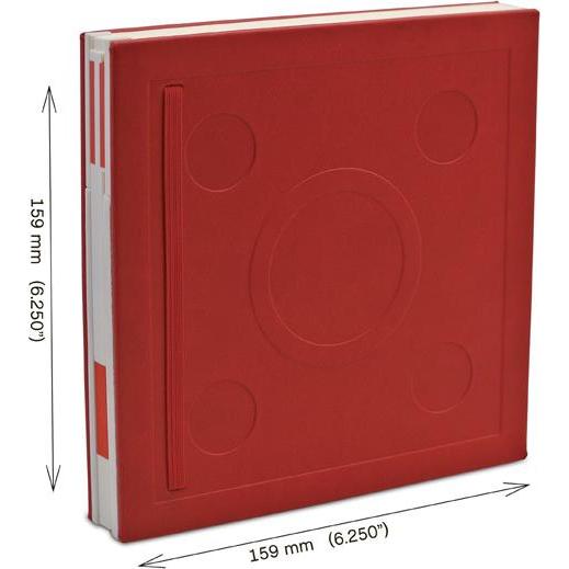 Thumbnail - LEGO, Heft + Block, Stationary Red Notebook with gel pen