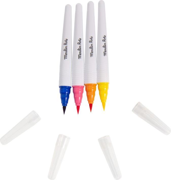 Immagine prodotto Moulin Roty 12 penne a pennello, Les Schmouks (12x)