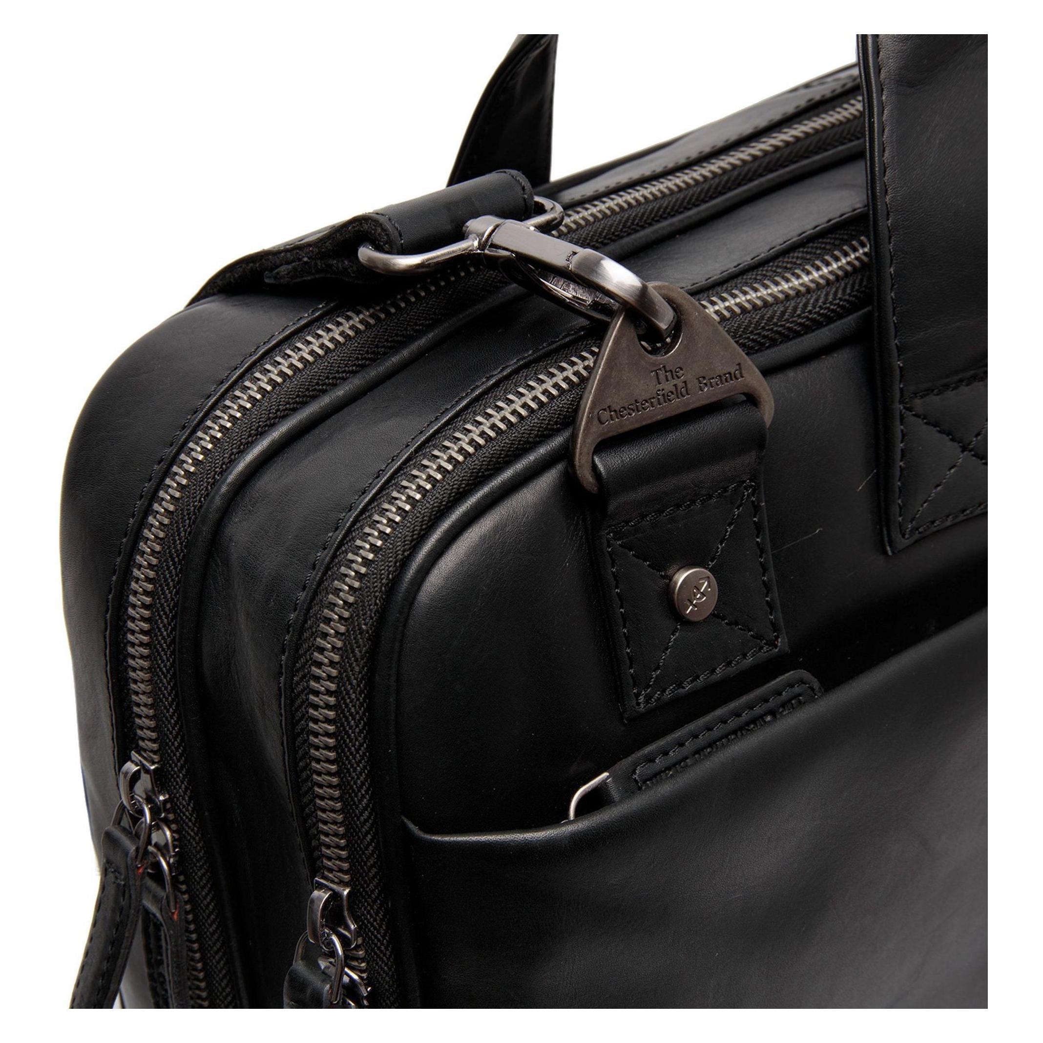 The Chesterfield Brand Cartella Narvik 40 cm con scomparto per laptop (17, Universale