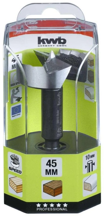 Image du produit kwb Mèche à bois Speed 45 mm (45 mm)