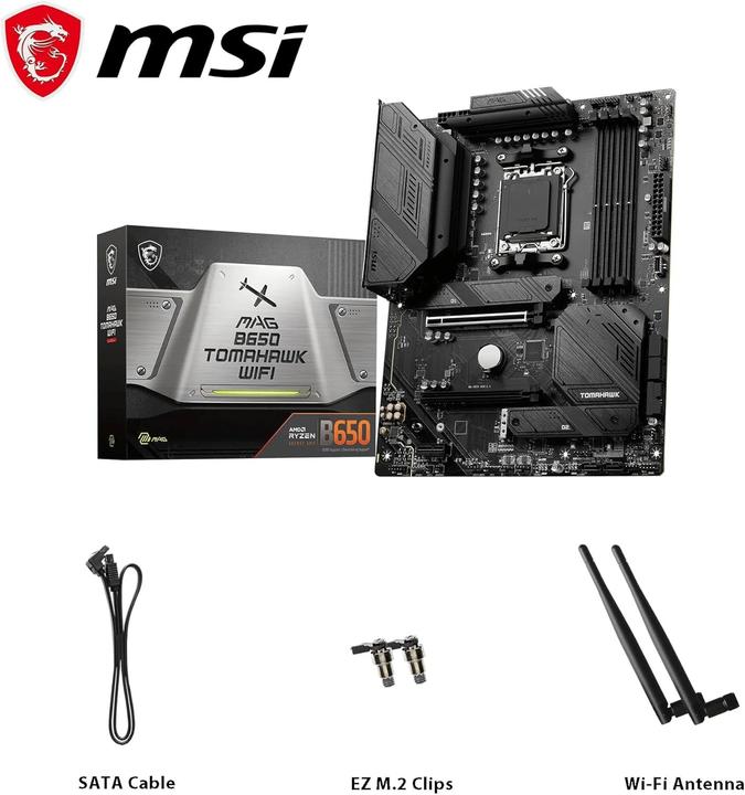 Actual product image MSI MAG B650 TOMAHAWK WIFI (AM5, AMD B650, ATX)