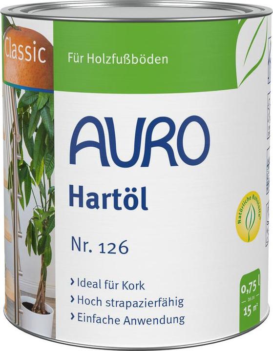 AURO Natural hard oil 126 (Transparent, 0.75 l)