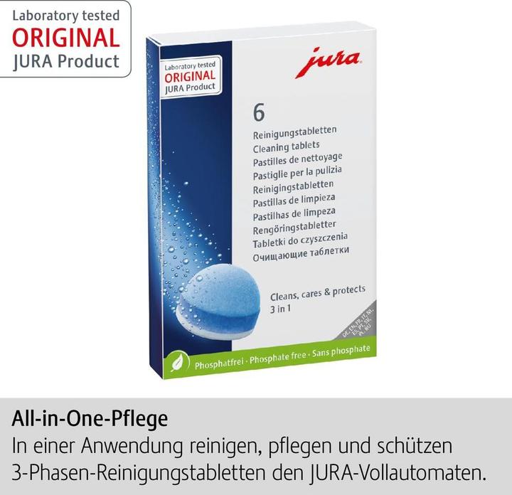 Produktbild Jura 3-Phasen-Reinigungstabletten