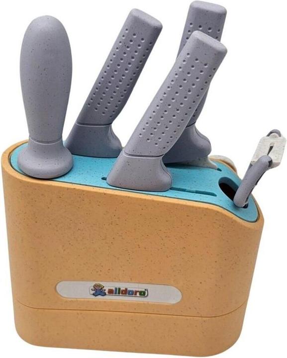 Produktbild Alldoro Messerblock für die Kinderküche, 7-teilig, eco-friendly