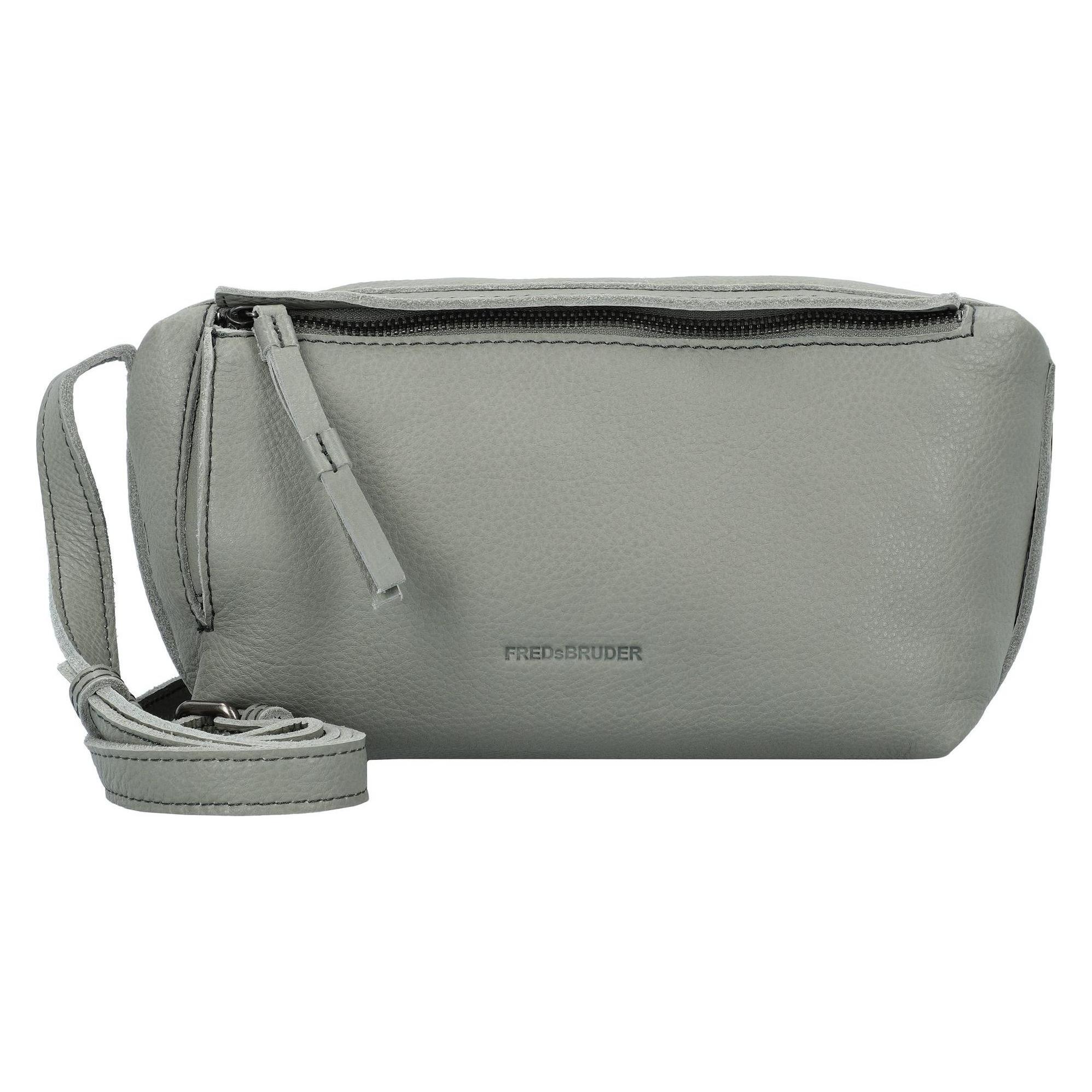 FredsBruder, Damen, Handtasche, Leia Umhängetasche Leder 30 Cm, Grau