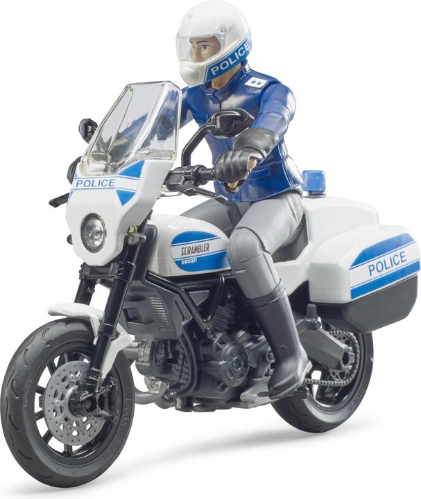 Bruder 62731 bworld Scrambler Ducati moto della polizia