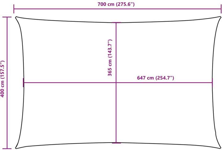 Image du produit vidaXL Nezhatok (400 x 700 cm)