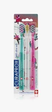 Produktbild Curaprox 5460 Ultra Soft Triple Pack Winter Wonderland Edition (Weich, 3 x)