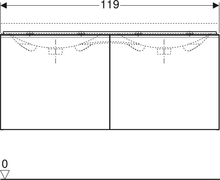 Image du produit Geberit 500.613.JL.2 (119 x 47.5 x 53.5 cm)
