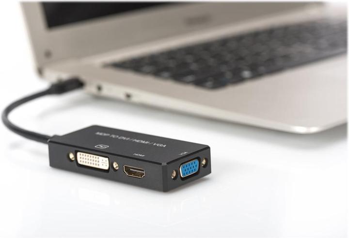 Actual product image Digitus Mini DP 3in1 conv. cable,0,2m (DVI, HDMI, Mini DP, 28.50 cm)