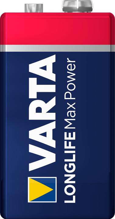 Produktbild Varta Longlife Max Power (1 Stk., 9V Block, 640 mAh)