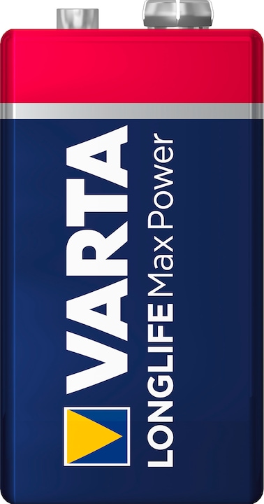 Actual product image Varta Longlife Max Power (1 pcs., 9V Block, 640 mAh)