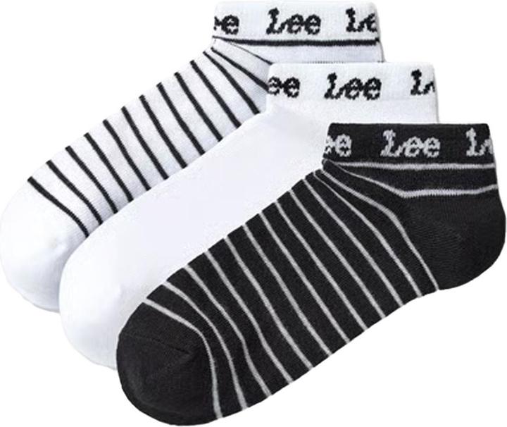 Actual product image Lee Unisex Adult Trainers Liner Socks (Pack of 3) (37 - 40.5)