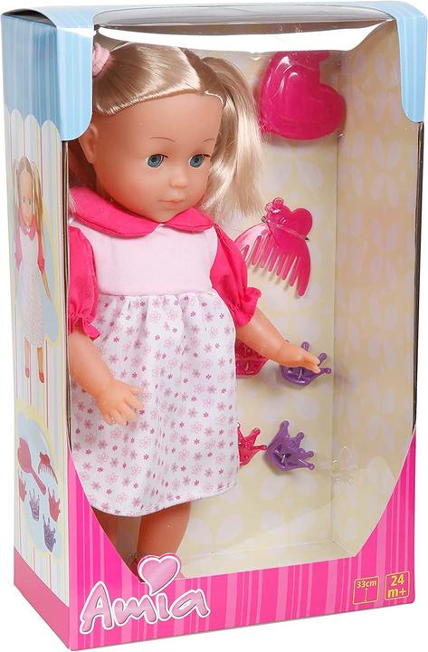 Actual product image Amia Doll with sleeping eyes including accessories