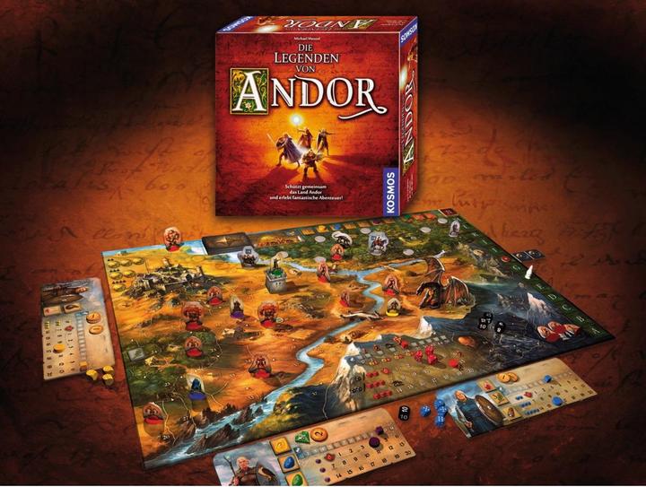 Produktbild Kosmos Die Legenden von Andor (Deutsch, 2 - 4 Spieler)
