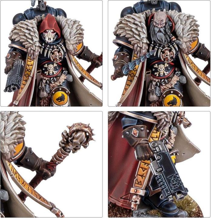 Image du produit Games Workshop Warhammer 40k - Space Wolves Pretre Loup (2025) (Matières plastiques)