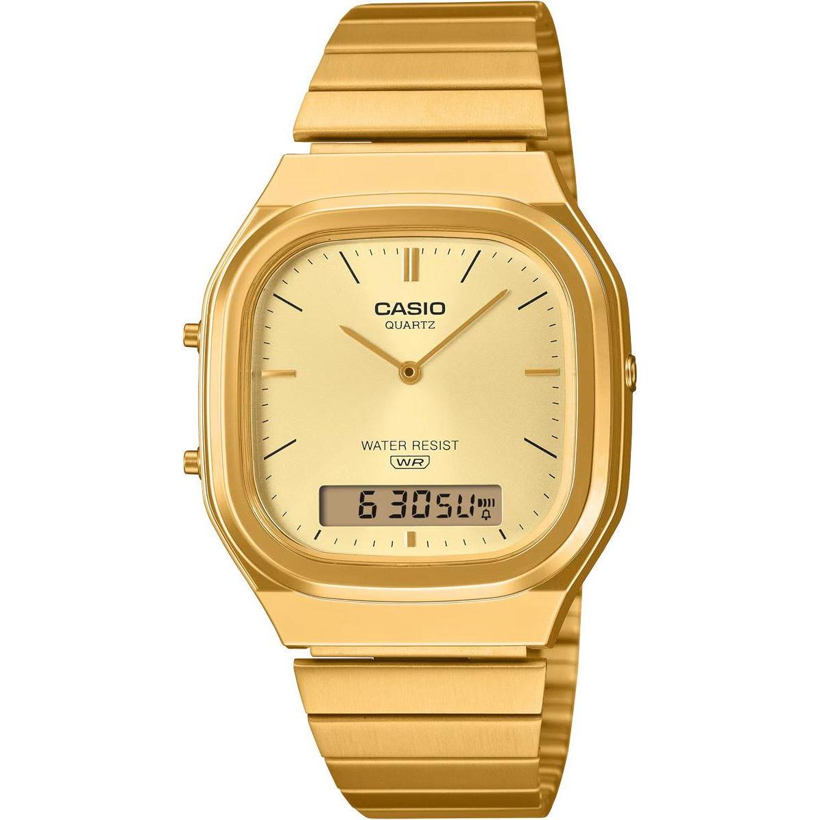 Casio Oro Logio Da Polso, Aq-240Eg-9Aef, (Cronografo, Logio Da Polso Analogico, Logio Digitale, 40.90 Mm)