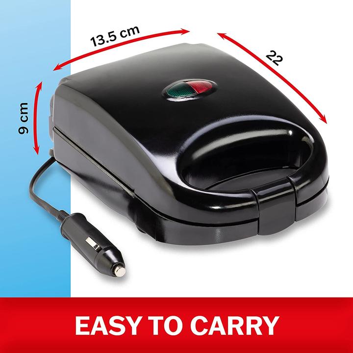 Actual product image Multistore 2002 Sandwich Maker 12V, Black