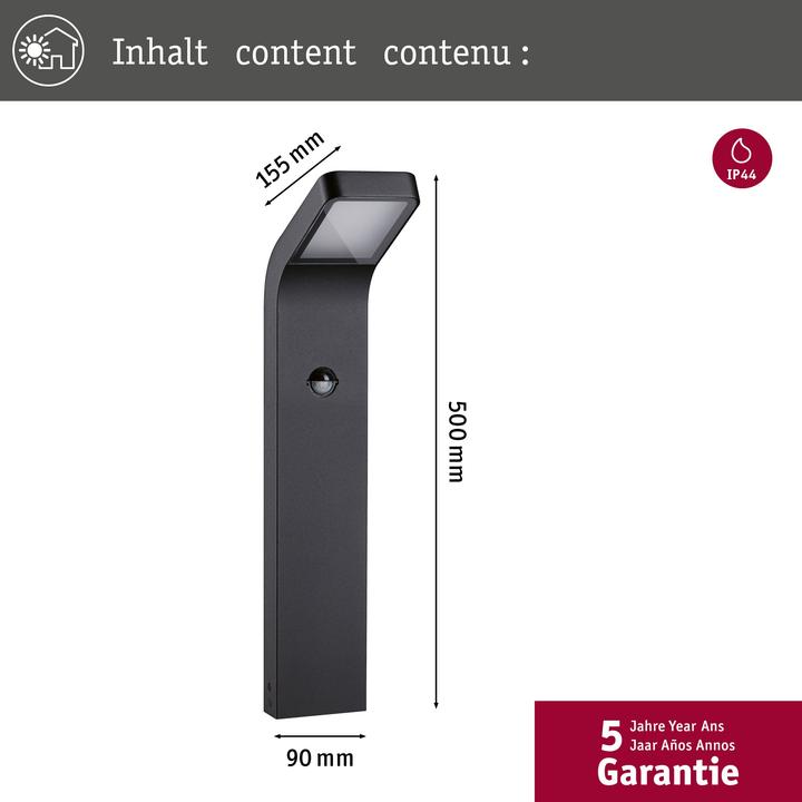 Productafbeelding Paulmann Lampen Kulma (500 lm, IP44)