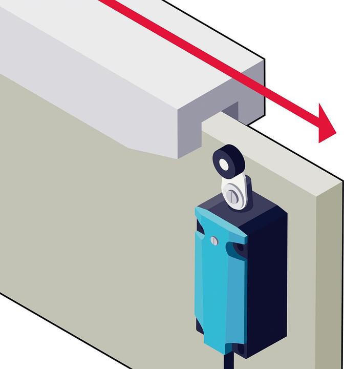 Actual product image Siemens Limit switch 31 mm with angle roller