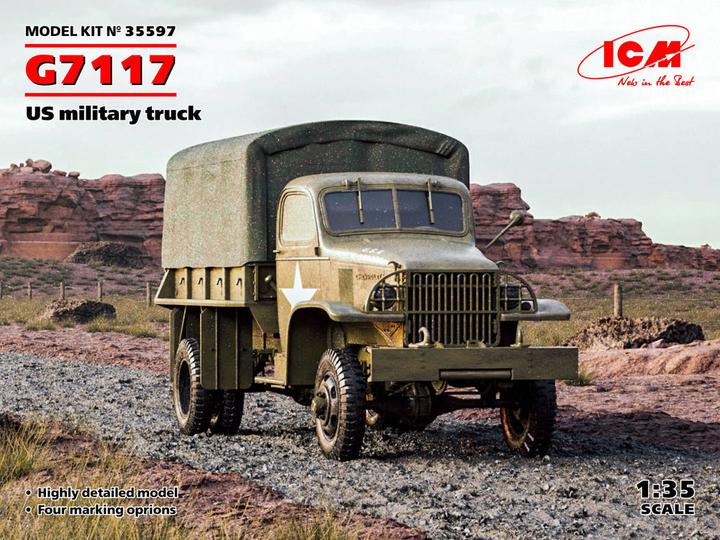 Actual product image ICM G7117, US military truck