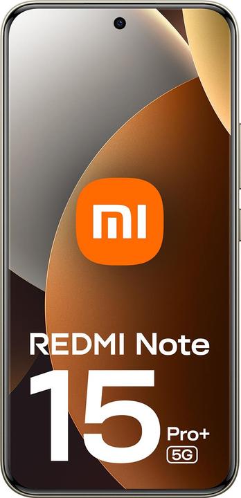 Actual product image Xiaomi Redmi Note 15 Pro + (256 GB, Brown, Mocha Brown, 6.83", 5G)