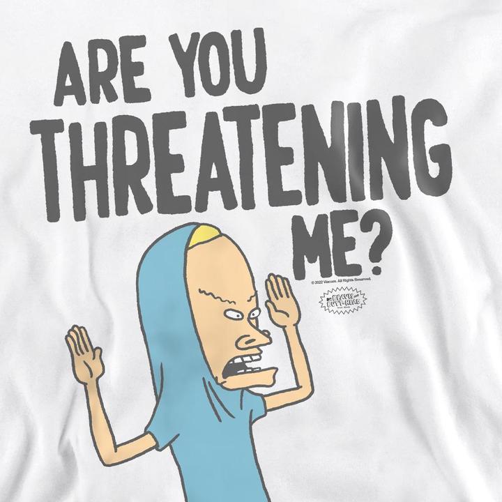 Actual product image Universal Textiles Unisex Adult Are You Threatening Me? Sweatshirt (XL)