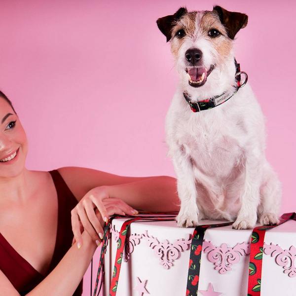 Actual product image amiplay Necklace Be Happy Cherry S, 15mm/20-35cm (S, Dog, General)