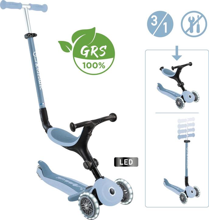 Produktbild Globber Go-Up Active Lights 3-in-1 Kinderfahrzeug