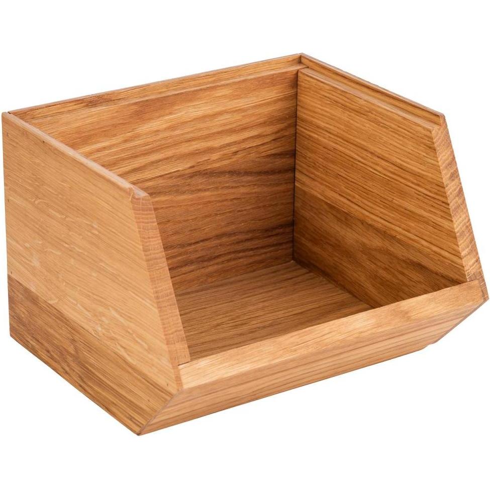 APS, Serviergeschirr, Buffetbox, 175 x 155 x 125 mm, eiche natur aus Eichenholz geölt, Innenmasse: 155 x 100 mm