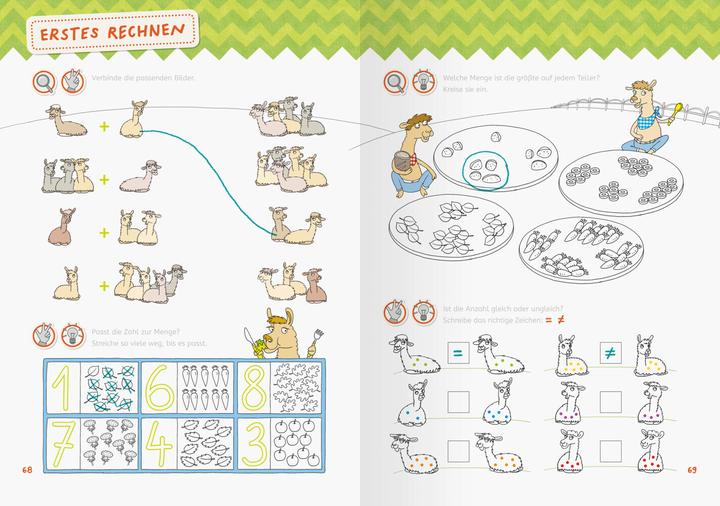 Immagine prodotto Ravensburger Mein grosses Schulstartbuch: Lesen Schreiben Rechnen (Tedesco, Kirstin Jebautzke, Theresa Koppers, 2024)