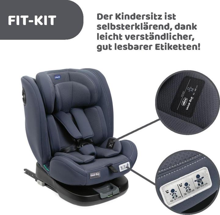 Actual product image Chicco Unico Evo Classic (Reboarder, ECE R129/i-Size Standard)