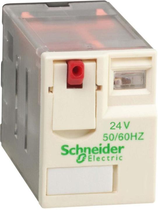 Produktbild Schneider Electric 8 pin plug in relay 24Vac coil, 12A DPDT