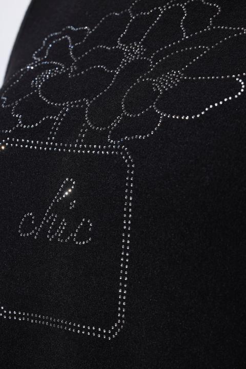 Produktbild Miamoda Pullover, A-Linie, Glitzersteinchen, Langarm (44)