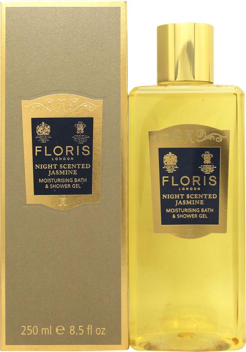 Actual product image Floris London Night Scented Jasmine Moisturising Bath and Shower Gel 250ml (250 ml)