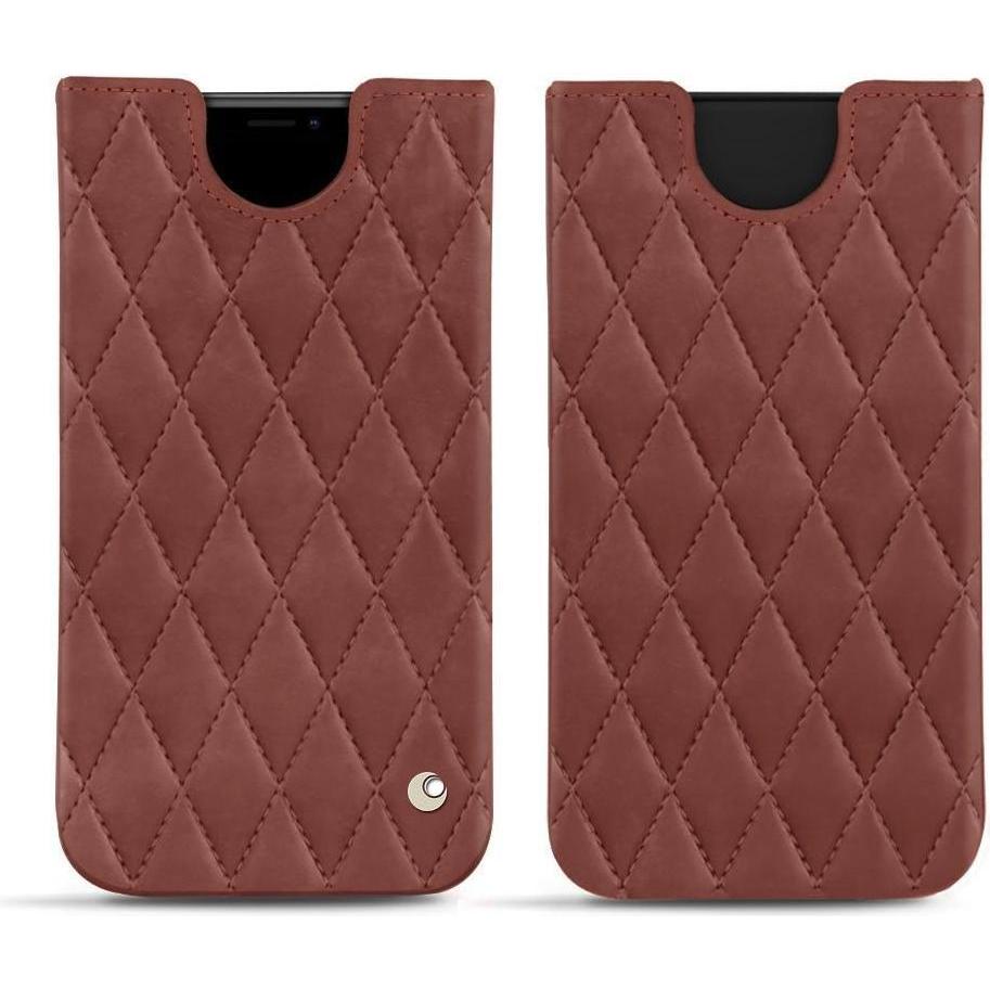 Noreve Lederschutzhülle (Apple iPhone XS Max), Smartphone Hülle, Rot