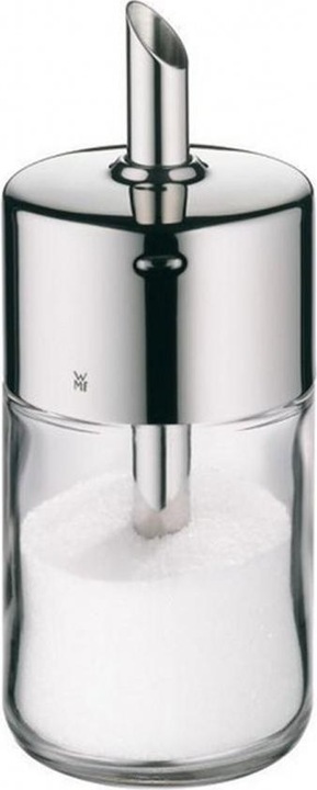 Produktbild WMF Zuckerstreuer Gewürzstreuer 240g für Zucker Kakao Barista Glas Edelstahl (0.25 l)